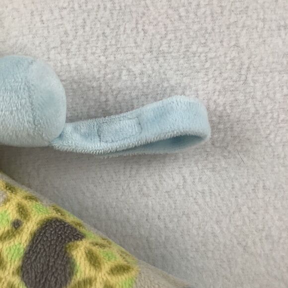 Blankets & Beyond Elephant Lovey Plush Stuffed‎ Baby Security Blanket Gray Blue - Picture 10 of 12